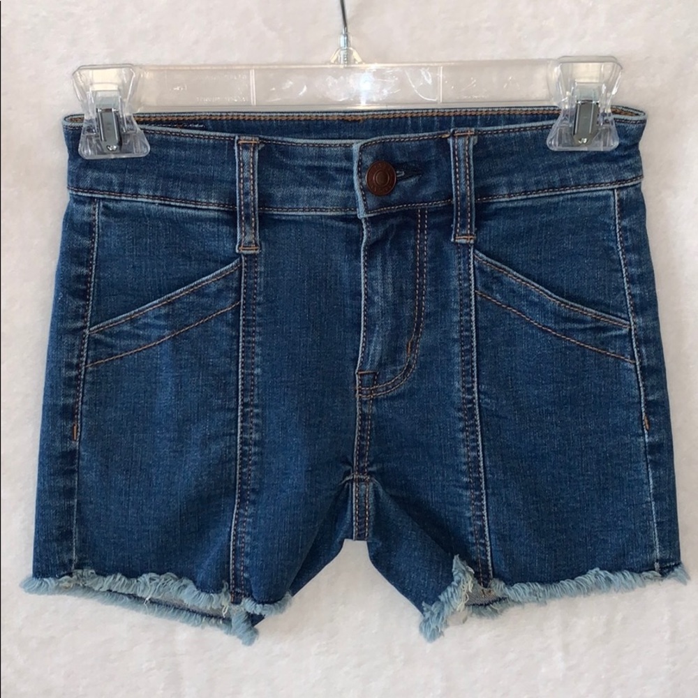 AEO✨Super Stretch Midi Jean Shorts 00